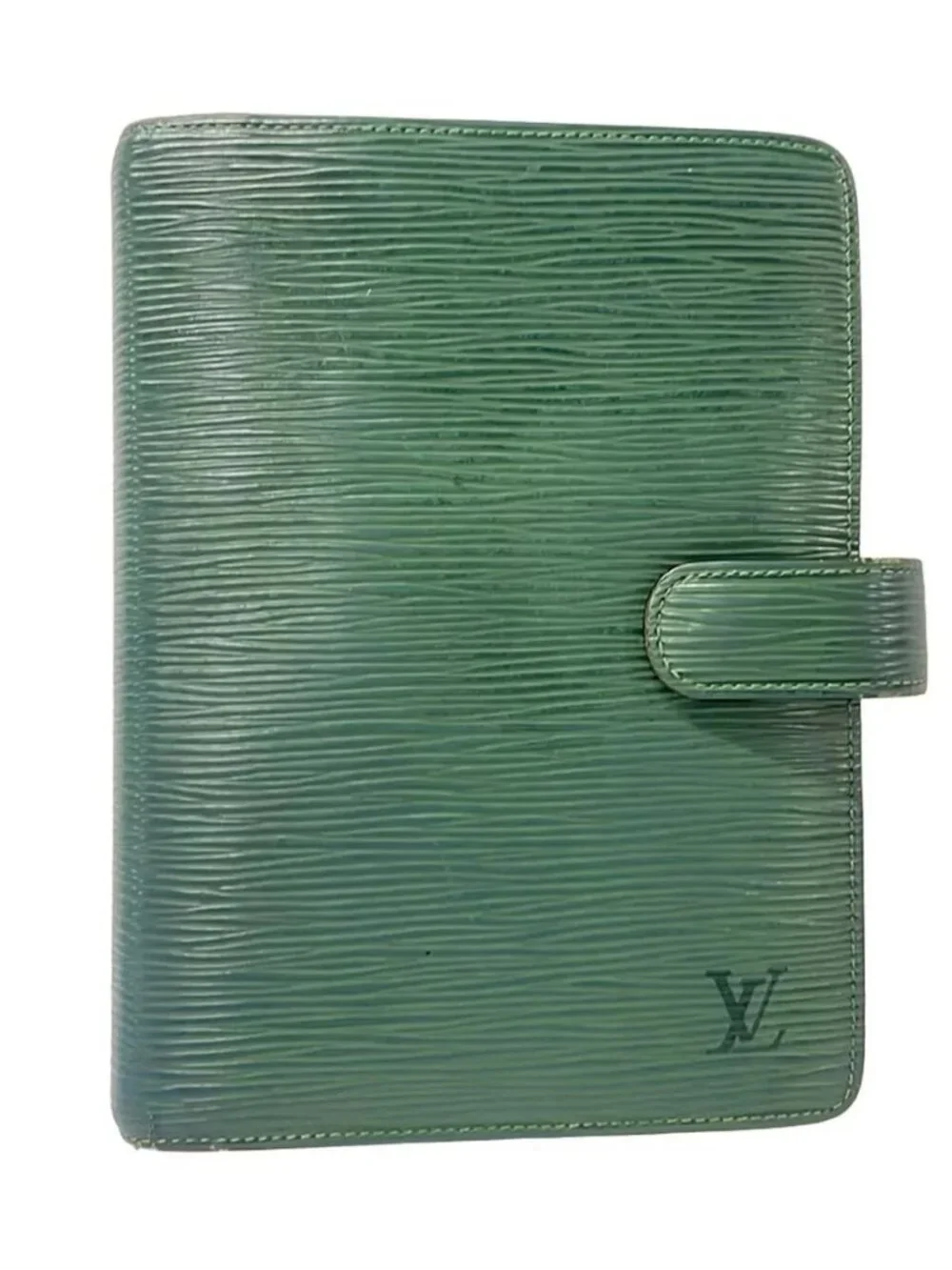 LOUIS VUITTON Agenda MM R20044 Borneo Green Epi SP0936 Agenda Leather